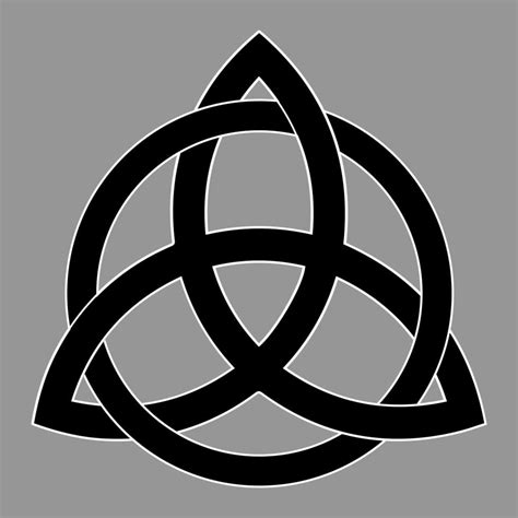 Interpretation of the triquetra symbol in wiccan rituals
